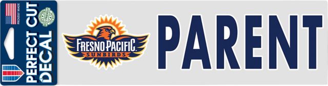 Fresno Pacific University 3x10 Parent Decal