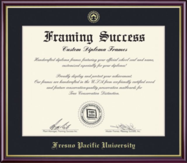 Fresno Pacific University 8.5'' x 11'' Value Price Academic Diploma Frame
