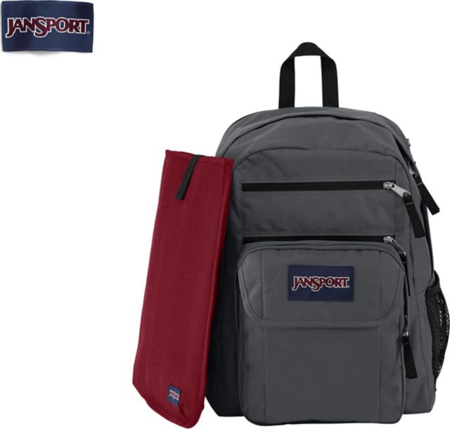 jansport big student backpack forge grey