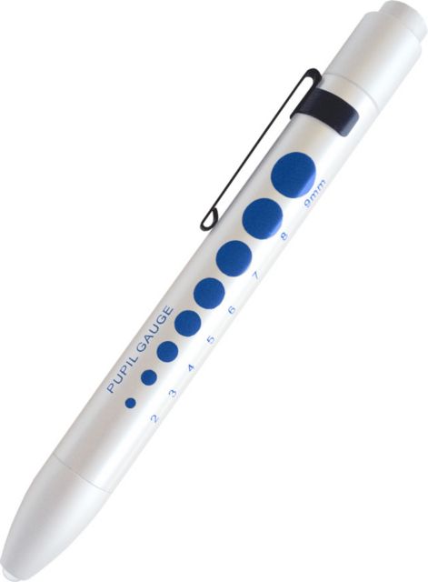 SOFT LED PUPIL GAUGE PENLIGHT IN CLAMSHELL-WHITE