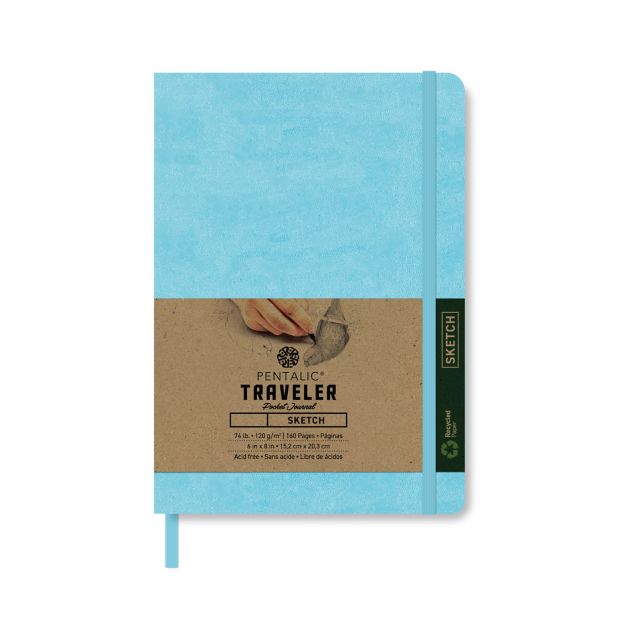 AF TURQ 8X6 REC TRV SKTCH 160P