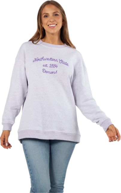 Northwestern State University Demons Women's Warmup Crewneck Sweatshirt