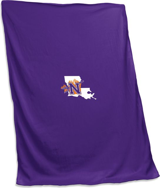 Northwestern State University Sweatshirt Blanket (Screened) - ONLINE ONLY