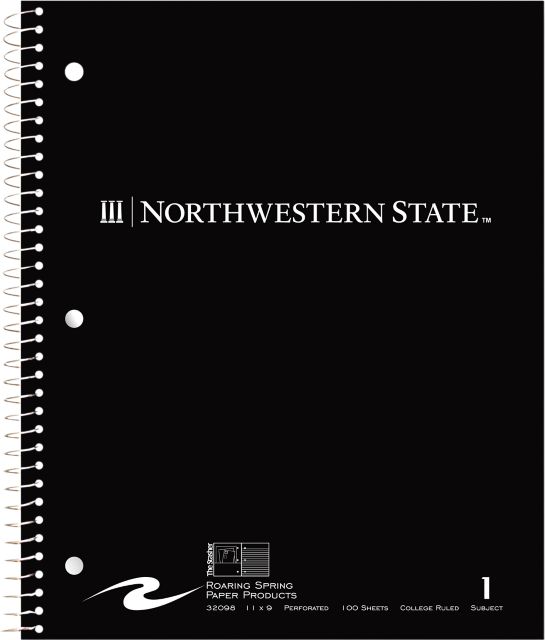 Northwestern State University Notebook 100-Sheet