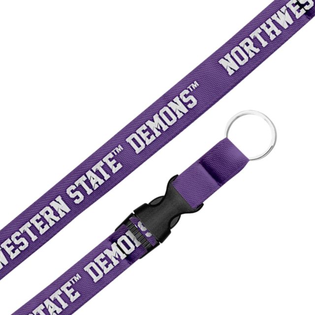 Northwestern State University 3-4'' Woven Lanyard