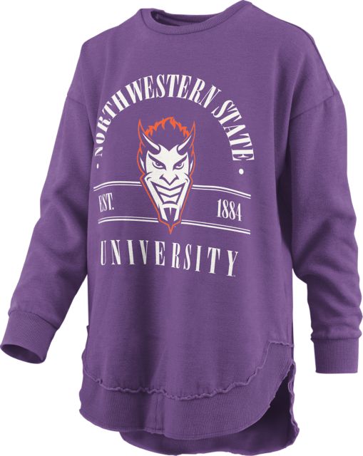 Northwestern State University Women's Oversized Crewneck Sweatshirt