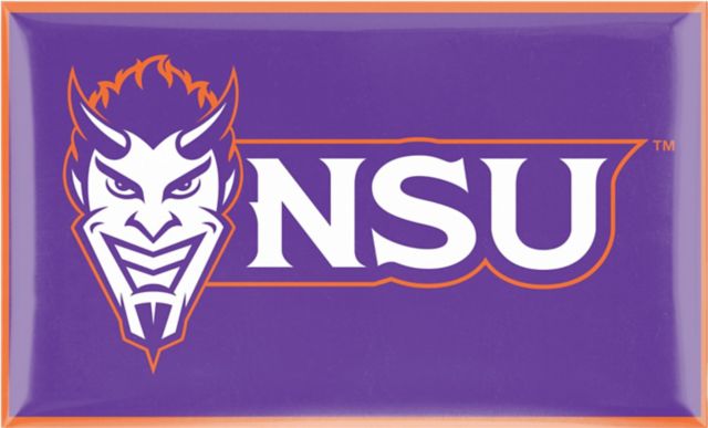 Northwestern State University Domed Rectangle Magnet