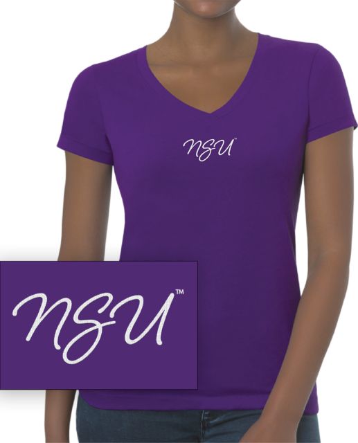 Northwestern State University Chainstitch Women's Short Sleeve T-Shirt