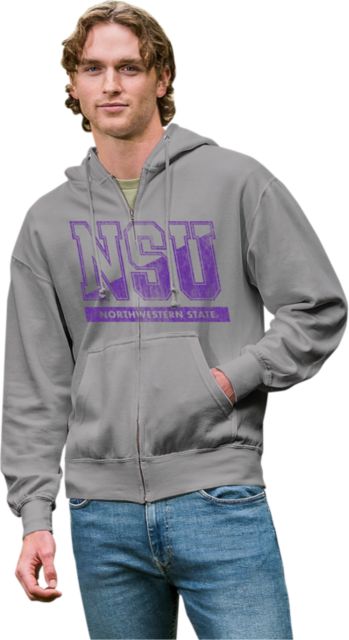 Northwestern State University Full Zip Hooded Sweatshirt