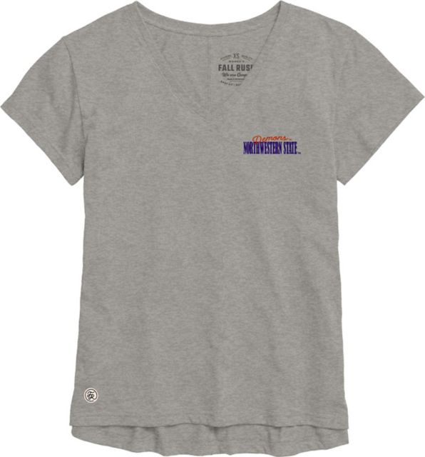 Northwestern State University Womne's V-Neck Short Sleeve T-Shirt