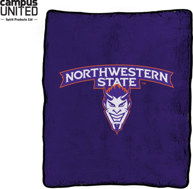 Northwestern State University Silk Touch Throw Blanket