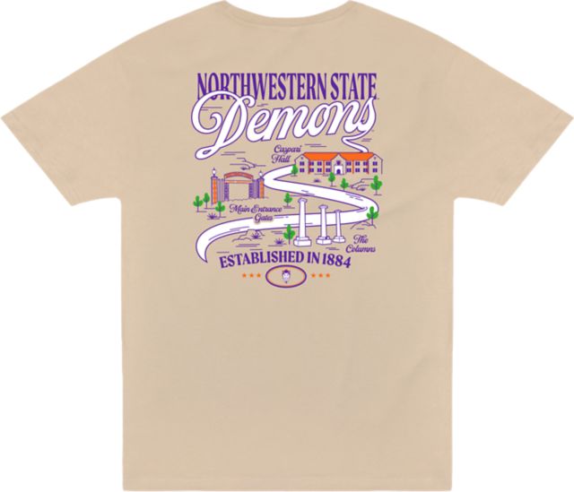 Northwestern State University Demons Lightweight Short Sleeve T-Shirt