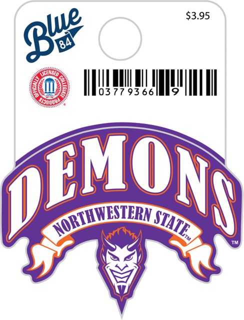 Northwestern State University Demons Mini Sticker