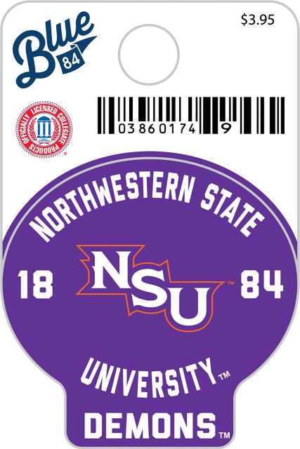 Northwestern State University Demons Mini Sticker