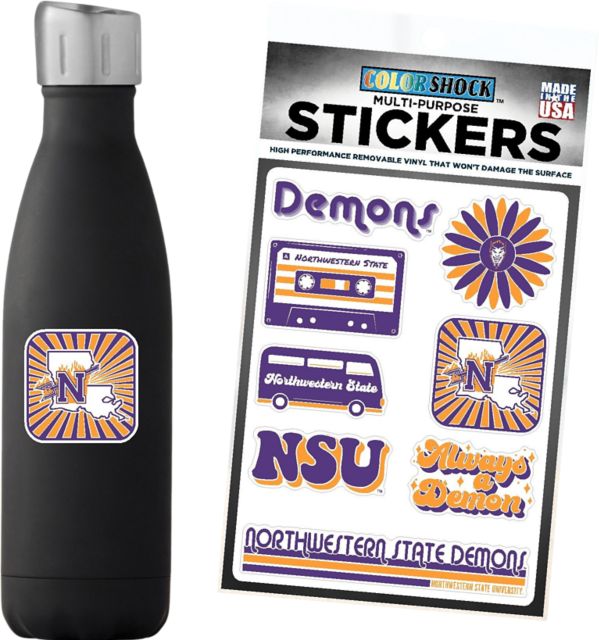 Northwestern State University 7.5'' x 7.5'' Sticker Sheet