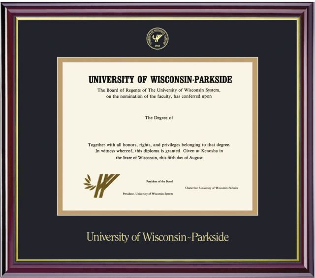 University of Wisconsin - Parkside 8'' x 10'' Windsor Diploma Frame