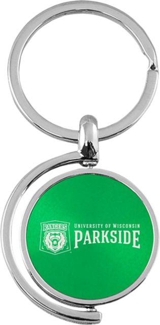 University of Wisconsin - Parkside Spinner Keychain