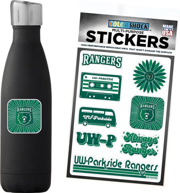 University of Wisconsin - Parkside 7.5'' x 7.5'' Sticker Sheet