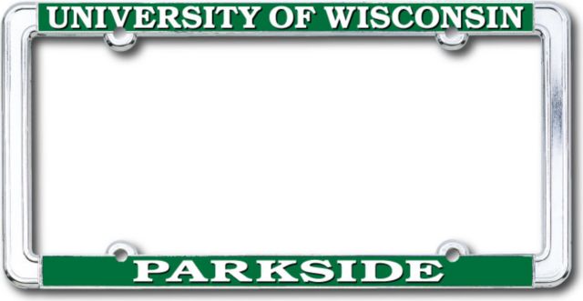 University of Wisconsin - Parkside Thin Dome License Plate Frame