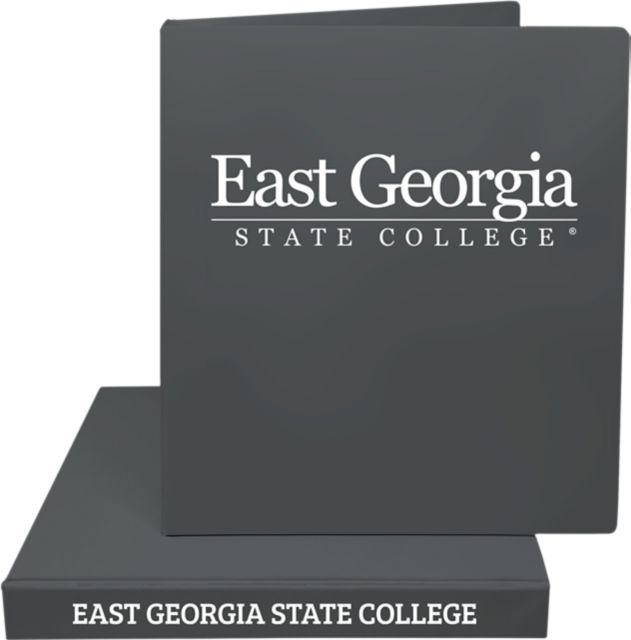 East Georgia State College 1'' Vinyl Binder