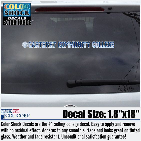 Carteret Community College Strip Decal