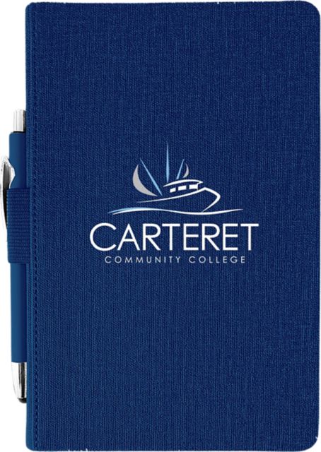 Carteret Community College Journal with Pen