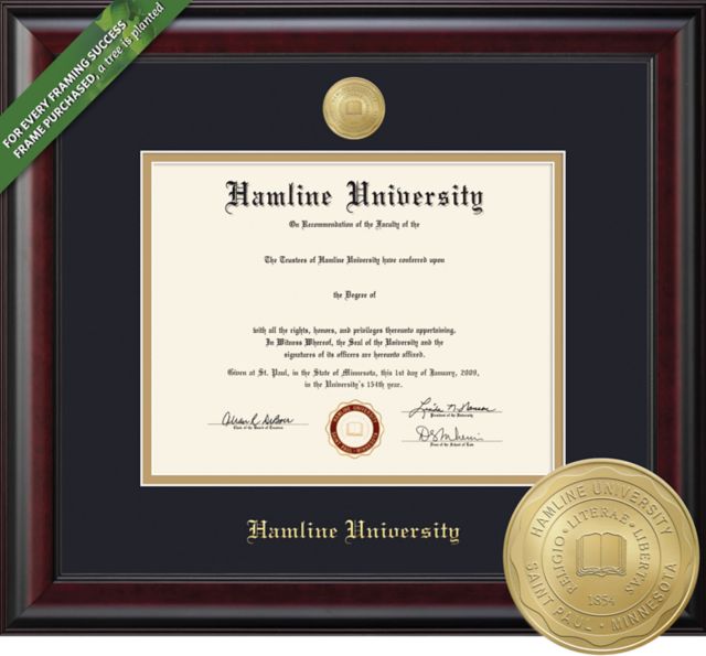 Hamline University 8.5'' x 11'' Classic Diploma Frame