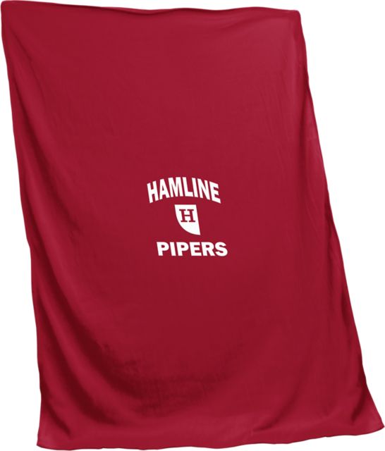 Hamline University 84x54 Pipers Sweatshirt Blanket