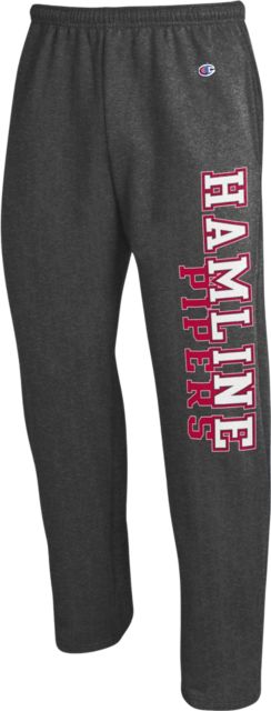 Hamline University Pipers Open Bottom Sweatpants