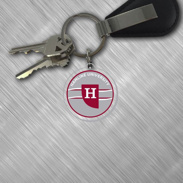 Hamline University Pipers Laser Cut Keytag