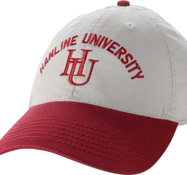 Hamline University 2-Tone Relaxed Twill Adjustable Cap