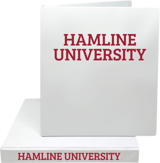 Hamline University 1'' Vinyl Binder