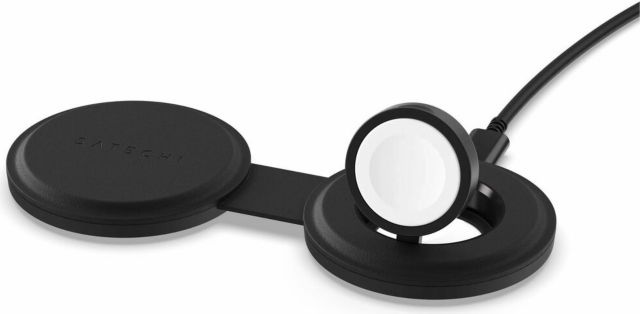 Satechi OntheGo 2-in-1 Wireless Charger, Black
