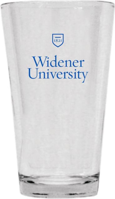 Widener University  16 oz. Glass