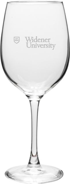 Widener University  16 oz. Wine Glass