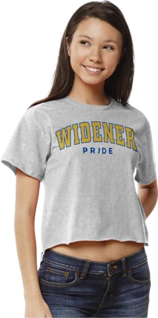 Widener University  Women's Crop Short Sleeve T-Shirt