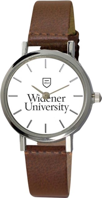 Widener University  28 mm Ladies Leather Watch