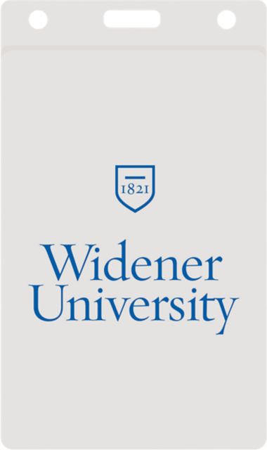 Widener University  Thumb Notch Card Guard