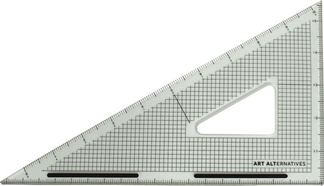 ACRYL CUT TRIANGLE 10IN 60 DEG
