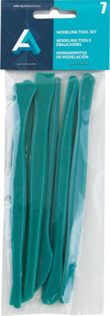 MODEL TOOL PLASTIC 6IN 7PC SET