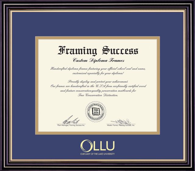 Our Lady of the Lake University 11'' x 14'' Prestige Diploma Frame