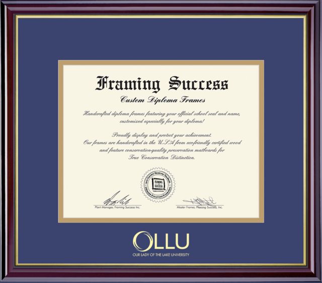 Our Lady of the Lake University 11'' x 14'' Windsor Diploma Frame