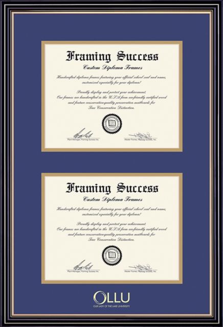 Our Lady of the Lake University 8.5" x 11" Pretige Diploma Frame