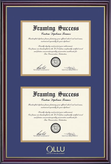 Our Lady of the Lake University 8.5" x 11" Windsor Diploma Frame