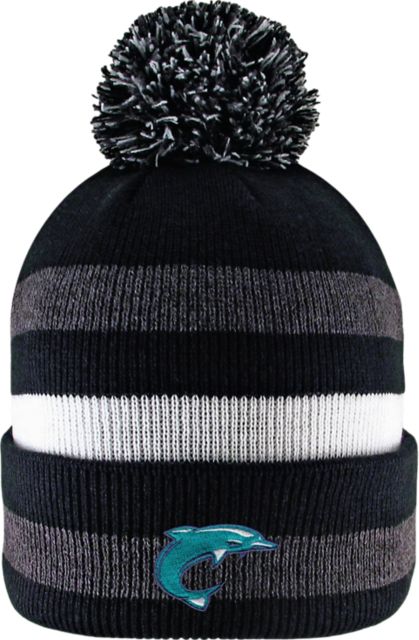 Brunswick Community College Cuffed Pom Knit Hat