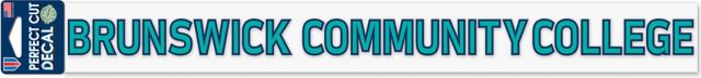 Brunswick Community College 2'' x 17'' Perfect Cut Decal