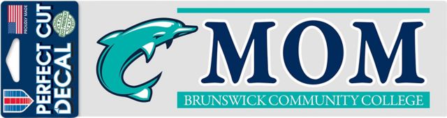 Brunswick Community College 3'' x 10'' Mom Decal