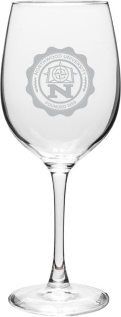 Northwood University  16 oz. Wine Glass