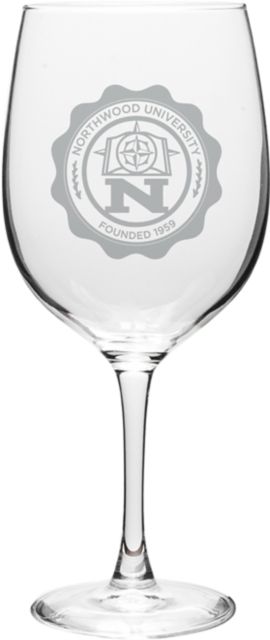 Northwood University  19 oz. Wine Glass