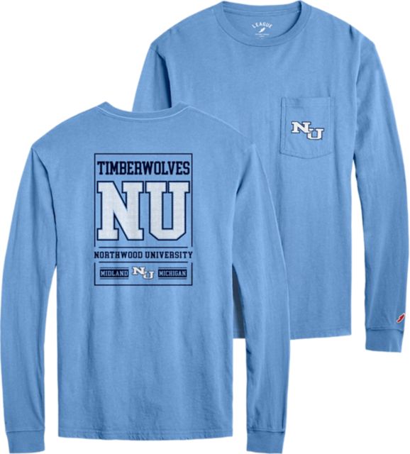 W Republic Northwood University Timberwolves Campus Pullover Sweatshirt  Hoodie - Heather Charcoal, Small at  Men's Clothing store